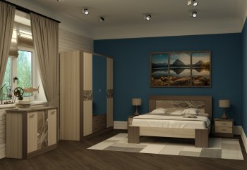 Модульная спальня Николь в Иланском - mebel154.com