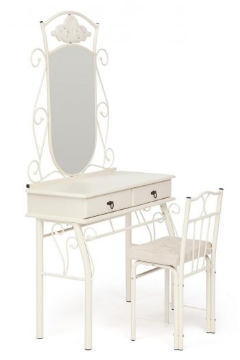 Столик туалетный CANZONA (столик/зеркало + стул) в Иланском - mebel154.com