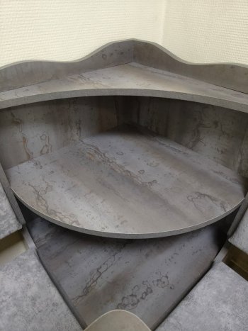 Кухонный уголок Миссия с полкой ткань в Иланском - mebel154.com