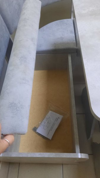 Кухонный уголок Миссия V велюр (цемент) в Иланском - mebel154.com