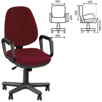 Кресло Comfort GTP, с подлокотниками в Иланском - mebel154.com