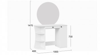 Стол туалетный «Соло» Тип 1 в Иланском - mebel154.com
