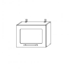 Гарда ВПГС 500 шкаф верхний горизонтальный со стеклом в Иланском - mebel154.com