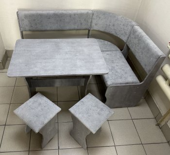 Кухонный уголок Миссия V велюр (сириус) в Иланском - mebel154.com