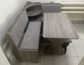 Кухонный уголок Миссия с полкой, ткань(локи) в Иланском - mebel154.com