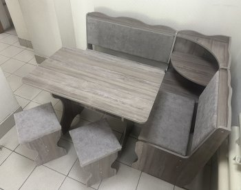 Кухонный уголок Миссия с полкой, ткань(локи) в Иланском - mebel154.com