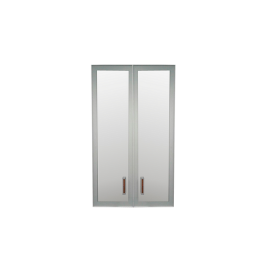 Комплект дверей Приоритет стекло в алюм. рамке К-981 (К-945, КФ-945) в Иланском - mebel154.com