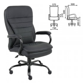 Кресло офисное BRABIX Heavy Duty HD-001 в Иланском - mebel154.com