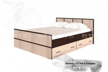Кровать Сакура 1600(бтс) в Иланском - mebel154.com