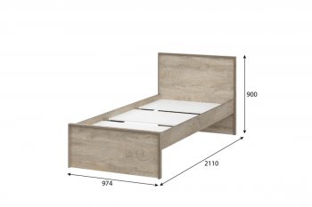 Кровать 0.9м Этна в Иланском - mebel154.com