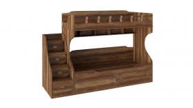 Кровать двухъярусная с приставной лестницей Навигатор в Иланском - mebel154.com