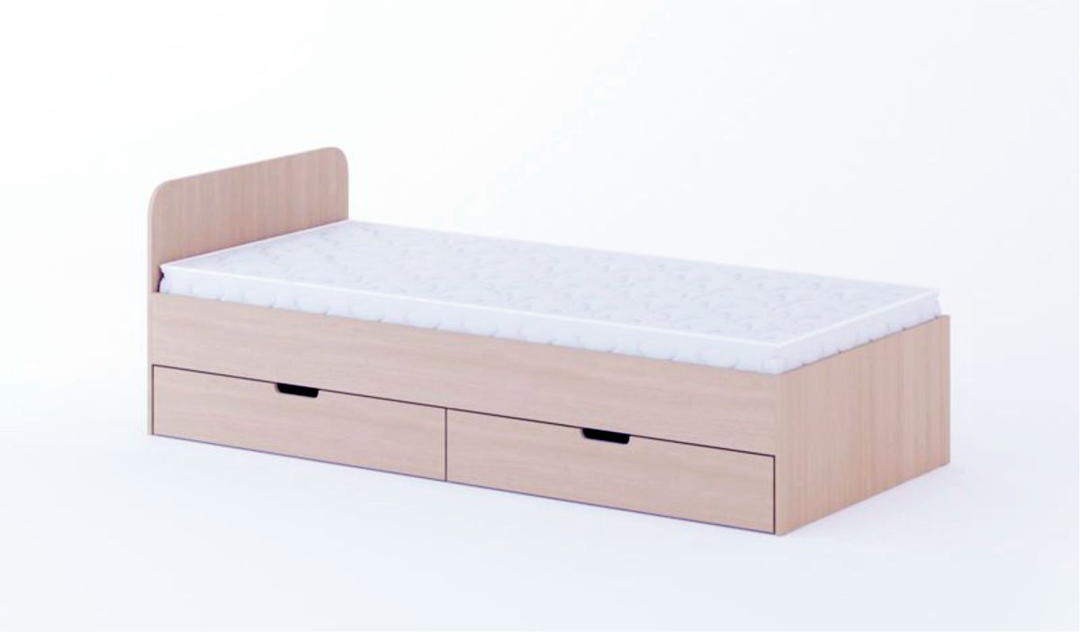 Кровать с ящиками Фиджи в Иланском - mebel154.com