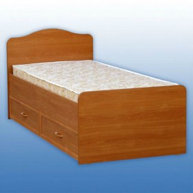 Кровать односпальная с ящиками в Иланском - mebel154.com
