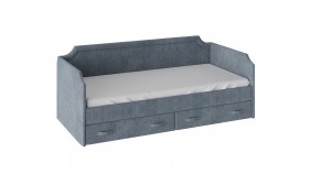 Кровать с мягкой обивкой и ящиками Кантри Тип 1 (900) в Иланском - mebel154.com