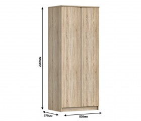 Шкаф 2-х дверный Кито СБ-2309 в Иланском - mebel154.com