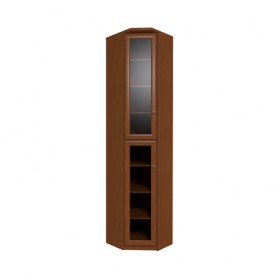 Шкаф для книг угловой фасад Стекло 10 Марракеш в Иланском - mebel154.com