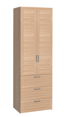 Шкаф для одежды 2-х дверный с ящ 12 Регата в Иланском - mebel154.com
