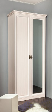 Шкаф для одежды 2-х дверный с зеркалом 2 Montpellier в Иланском - mebel154.com