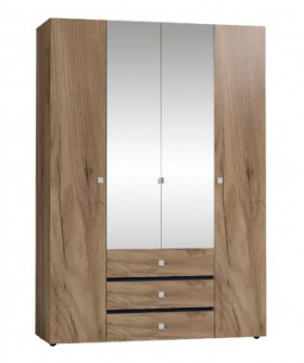 Шкаф для одежды 4-х дверный 555 Neo в Иланском - mebel154.com