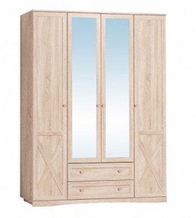 Шкаф для одежды 4-х дверный 9 Adele в Иланском - mebel154.com