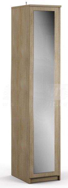 Шкаф однодверный с зеркалом Веста СБ-2260  в Иланском - mebel154.com