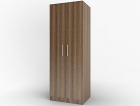 Шкаф распашной ш 800-2 двери (со штангой) в Иланском - mebel154.com
